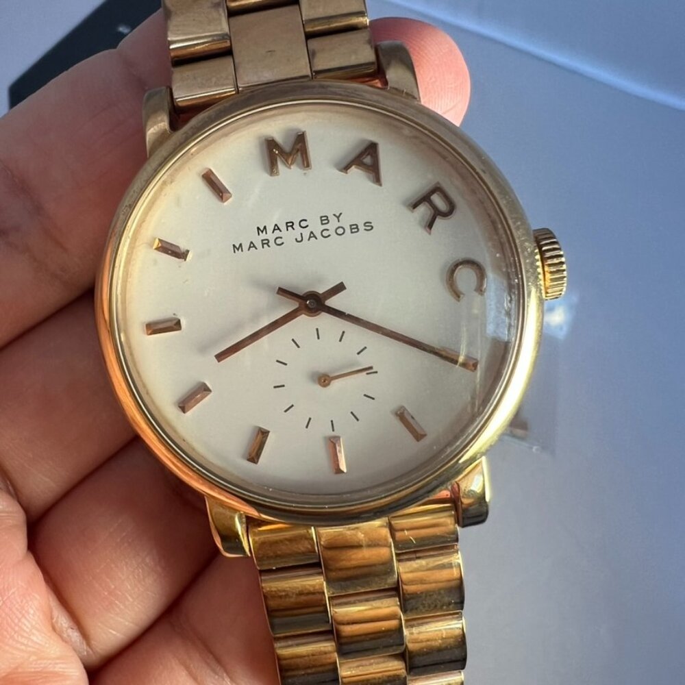 Marc Jacobs Women's Baker Gold-Tone Watch, MBM3243